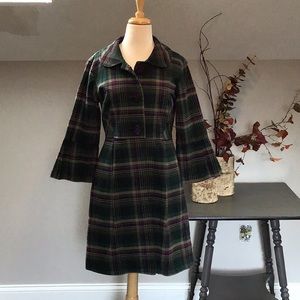 Plaid Flannel Coat